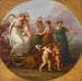 Der Triumph der Venus mit den Drei Grazien - Angelica Kauffmann — in einem Innenraum präsentiert