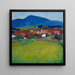 Das Dorf von Murnau - Alexej von Jawlensky — gerahmtes Bild an der Wand