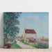 Reproduktion des Gemäldes Das Dorf der Sablons, in der Nähe von Veneux-Nadon - Alfred Sisley