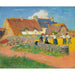 Reproduktion des Gemäldes Das Dreschen des Weizens im Dorf - Henry Moret