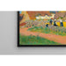 Reproduktion des Gemäldes Das Dreschen des Weizens im Dorf - Henry Moret