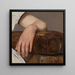 Der Arm einer Frau - Adolph Tidemand — gerahmtes Bild an der Wand