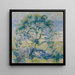 Der wilde Kirschbaum - John Henry Twachtman — gerahmtes Bild an der Wand