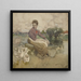Le droit de passage - William Lee-Hankey — gerahmtes Bild an der Wand