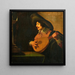 Der Lautenspieler - Jan Van Bijlert — gerahmtes Bild an der Wand