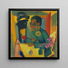 Der Maler Selbstporträt - Ernst Ludwig Kirchner — gerahmtes Bild an der Wand