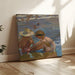 Reproduktion des Gemäldes Der verletzte Fuß - Joaquín Sorolla