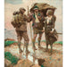 Reproduktion des Gemäldes Le pont - Dean Cornwell