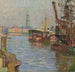Das Hafen von Hamburg - Carl Moll — Ansicht des Kunstwerks