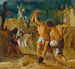 Der Altar von Frankfurt der Erhöhung des wahren Kreuzes Die Ausgrabung des Kreuzes - Adam Elsheimer — Ansicht des Kunstwerks