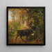 Der wilde Stier - Friedrich Voltz — gerahmtes Bild an der Wand