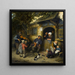 Der Geiger - Adriaen van Ostade — gerahmtes Bild an der Wand
