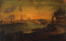 Blick auf die Insel Saint-Louis und die Insel der Cité vom Arsenal-Punkt - Le Roux — Ansicht des Kunstwerks
