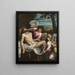 Der toten Christus mit Engeln - Leandro Bassano — gerahmtes Bild an der Wand
