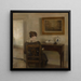 Lesung - Carl Holsøe — gerahmtes Bild an der Wand