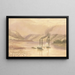 Die Ohio-Fluss bei Wheeling, West Virginia - Lefevre James Cranstone — gerahmtes Bild an der Wand