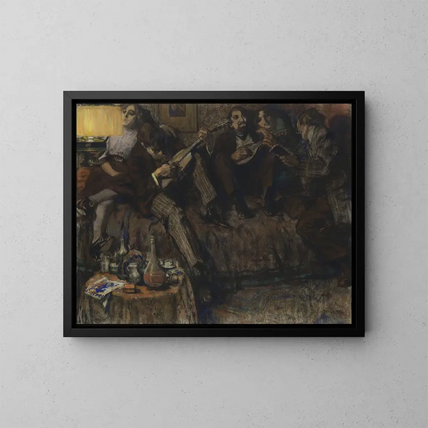 Bohème - Leo Gestel — gerahmtes Bild an der Wand