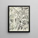 Fischerei auf See - Leo Gestel — gerahmtes Bild an der Wand
