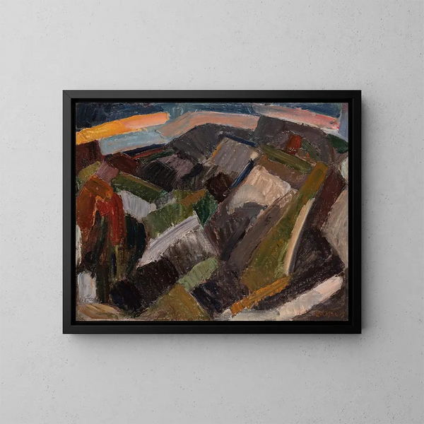 Landschaft - Leo Gestel — gerahmtes Bild an der Wand