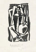 Stillleben mit Apfel, Pfeife und Flasche - Leo Gestel — Ansicht des Kunstwerks