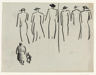Studie verschiedener Figuren - Leo Gestel — Ansicht des Kunstwerks