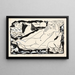 Vénus Vignette für Buch L'art hollandais contemporain von Paul Fierens liegend mit zwei Pferden und zwei Tauben - Leo Gestel — gerahmtes Bild an der Wand