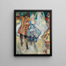 Empfang im Freien - Leo Putz — gerahmtes Bild an der Wand