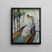 Grauer Herbsttag - Leo Putz — gerahmtes Bild an der Wand