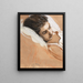 Mädchen im Schlaf - Leo Putz — gerahmtes Bild an der Wand