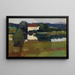 Château am Ufer des Hartmannsberg-Sees - Leo Putz — gerahmtes Bild an der Wand