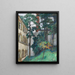 Hof des Schlosses - Leo Putz — gerahmtes Bild an der Wand