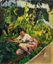 Toni im Blumenbeet - Leo Putz — Ansicht des Kunstwerks