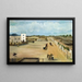 Old Mesilla Plaza - Leon Trousset — gerahmtes Bild an der Wand