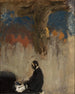 Feliks Jasieński beim Orgelskizze - Leon Wyczółkowski — Ansicht des Kunstwerks