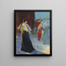 Jeu de croquet - Leon Wyczółkowski — gerahmtes Bild an der Wand