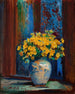 Sonnenblumen im Sumpf - Leon Wyczółkowski — Ansicht des Kunstwerks