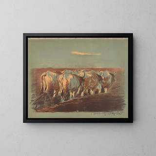Orca in der Ukraine - Leon Wyczółkowski — gerahmtes Bild an der Wand
