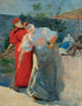 "Croquet spielen" - Leon Wyczółkowski — Ansicht des Kunstwerks