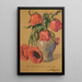 Mohnblumen in einer Vase - Leon Wyczółkowski — gerahmtes Bild an der Wand