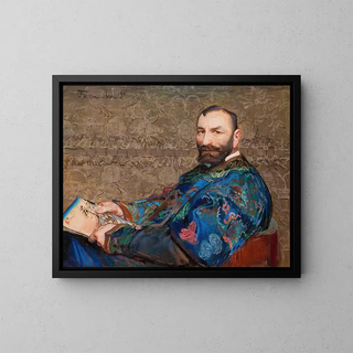 Leon Wyczkowski - Portret Feliksa Jasieskiego w bkitnym kaftanie.webp