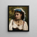 Portrait einer jungen italienischen Frau - Leonardo Gasser — gerahmtes Bild an der Wand