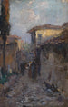 Rue de village du sud - Leontine von Littrow — Ansicht des Kunstwerks
