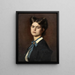 Marie Müller, die Schwester des Künstlers - Leopold Carl Müller — gerahmtes Bild an der Wand