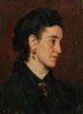 Portrait einer jungen Frau - Leopold Carl Müller — Ansicht des Kunstwerks