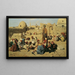 Schule in Oberägypten - Leopold Carl Müller — gerahmtes Bild an der Wand