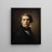 Selbstporträt - Leopold Carl Müller — gerahmtes Bild an der Wand