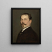 Viktor Tilgner Bildhauer - Leopold Carl Müller — gerahmtes Bild an der Wand