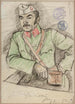 Jan Pryziski, Leutnant der Kavallerie, Kommandant der 6 schwedischen Lancer der Polnischen Armee - Leopold Gottlieb — Ansicht des Kunstwerks
