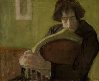 Leopold Gottlieb - Man sitting in a chair Portrait of Mieczysaw Jakimowicz.webp