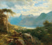 Ansicht des Luzerner Sees und der Berner Hochflächen - Leopold Heinrich Vöscher — Ansicht des Kunstwerks